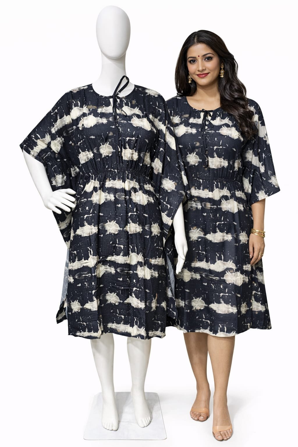 Relaxed kaftan dress