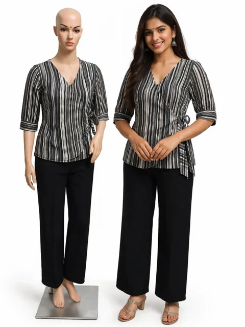 Formals — Striped blouse outfit